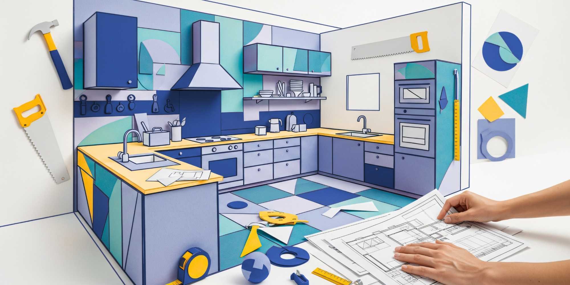 Kitchen remodeling concept in the Chicagoland area - J&J Construction