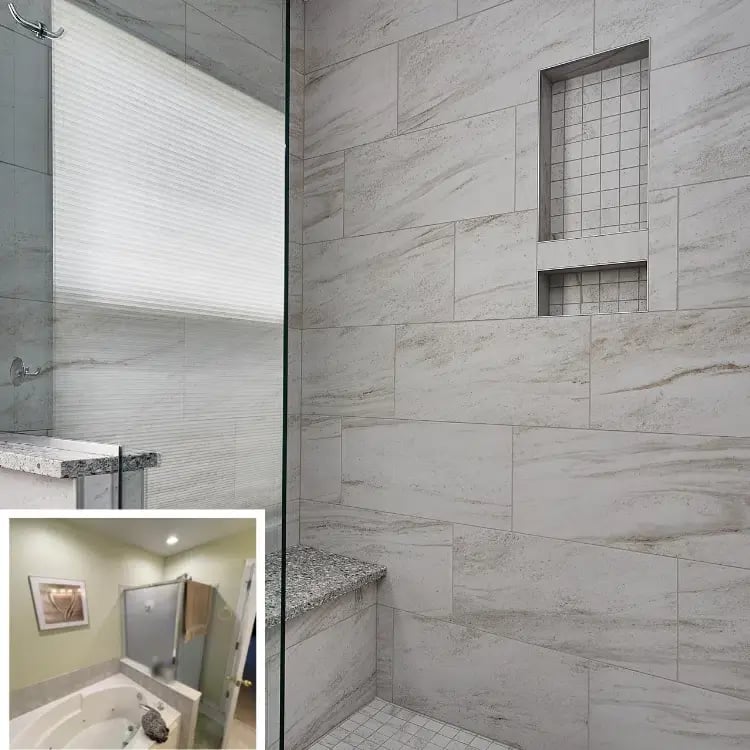 4 Inspiring Tub to Shower Conversions