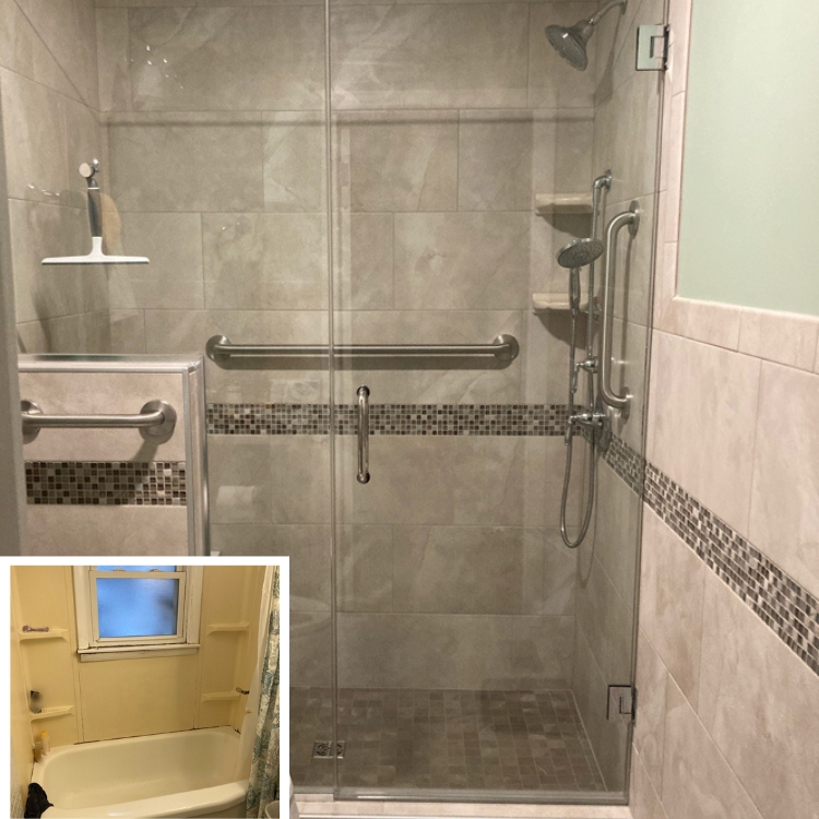 4 Inspiring Tub to Shower Conversions