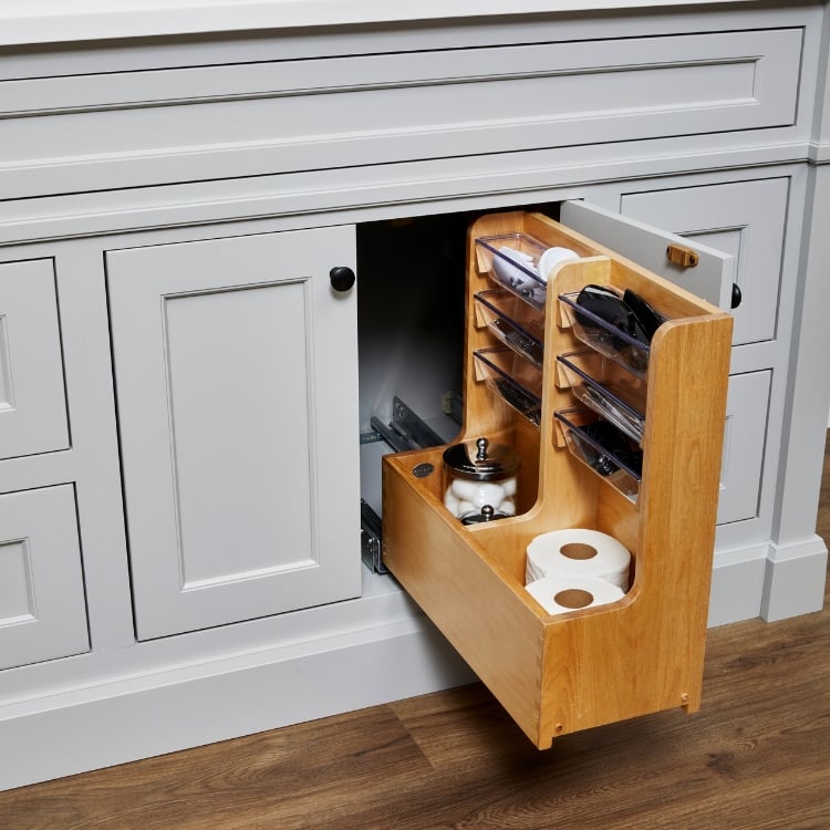 bathroom cabinet storage