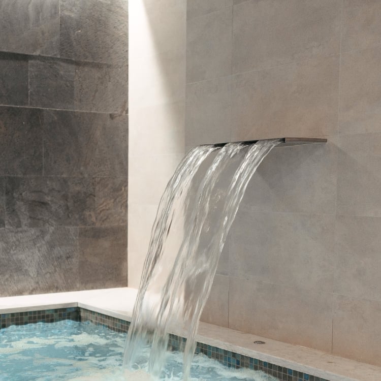 waterfall tub faucet