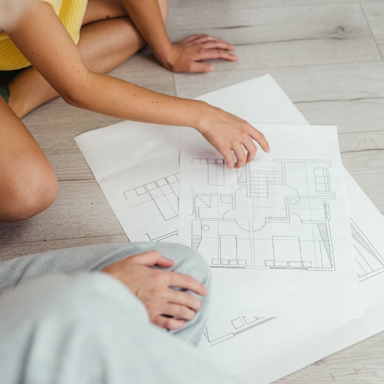 simple floorplan sketch