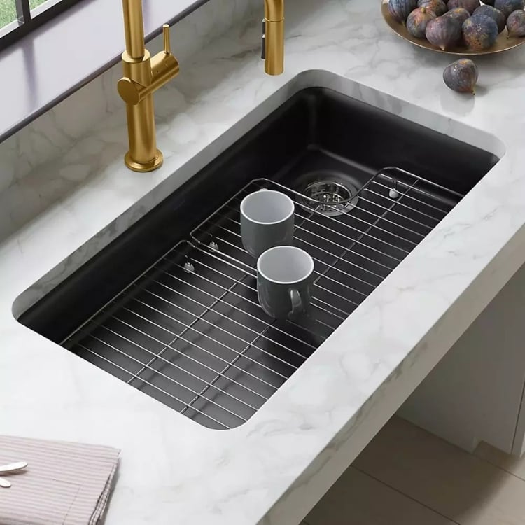 Quartz kitchen sink
