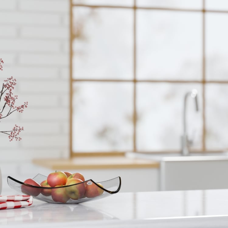 clean kitchen countertop