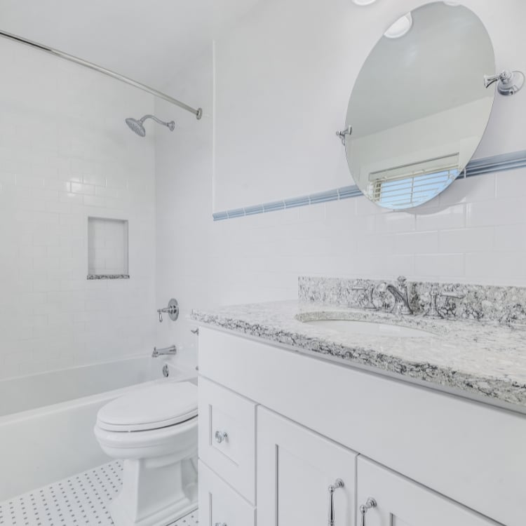 Winfield Bathroom Remodel: Guest & Powder Room Transformation with Timeless Elegance