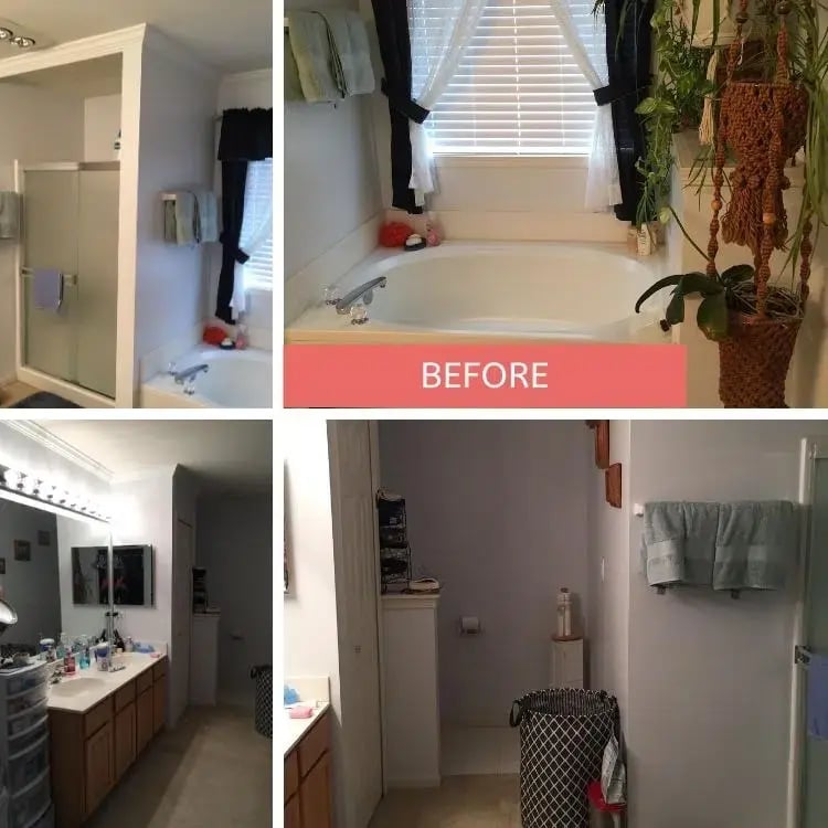 A Big St. Charles Master Bathroom Reveal by J&J Construction
