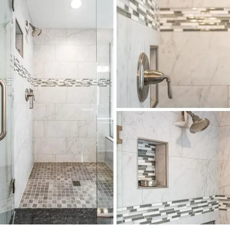 A Big St. Charles Master Bathroom Reveal by J&J Construction