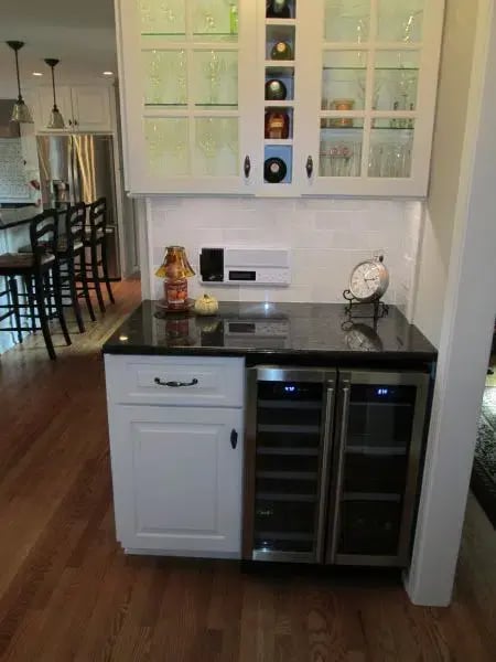 A Brilliant White Kitchen in Naperville