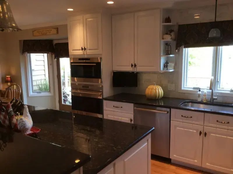 A Brilliant White Kitchen in Naperville