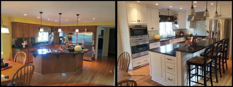 A Brilliant White Kitchen in Naperville
