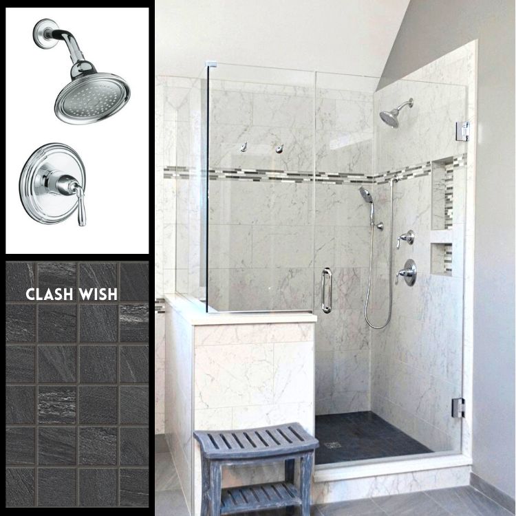 A Master Bath with Lofty Ambitions by J&J Construction