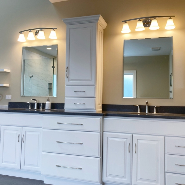 A Woodridge Bathroom That Wows by J&J Construction