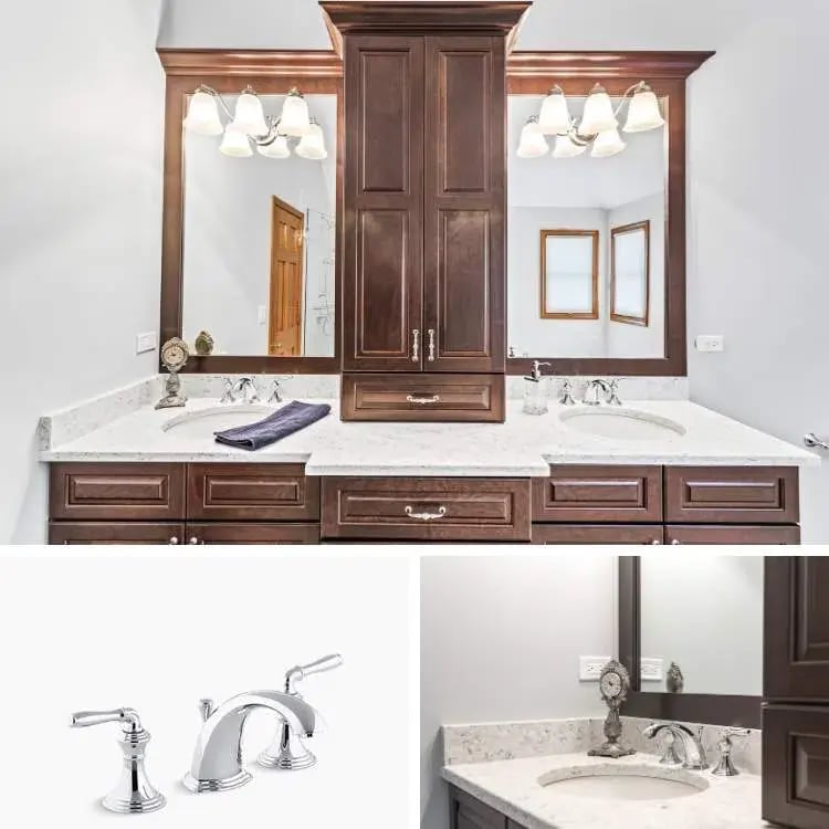 Classic, Elegant Master Bath Update in Aurora by J&J Construction