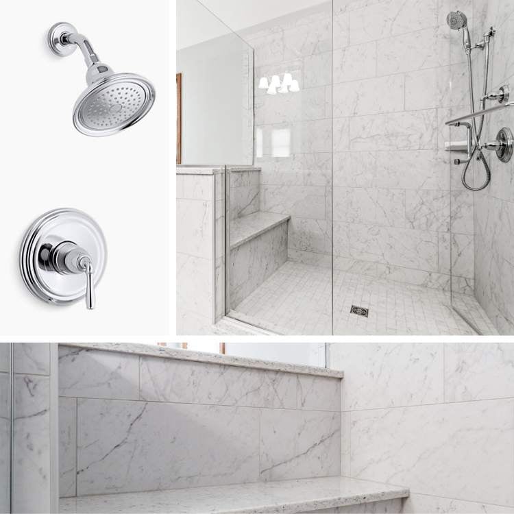 Classic, Elegant Master Bath Update in Aurora by J&J Construction