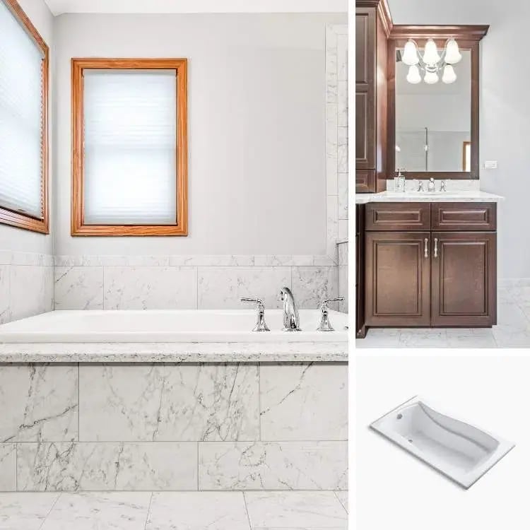 Classic, Elegant Master Bath Update in Aurora by J&J Construction