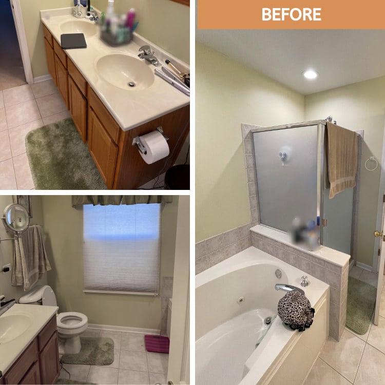 Cool Changes in these Aurora Bathrooms by J&J Construction