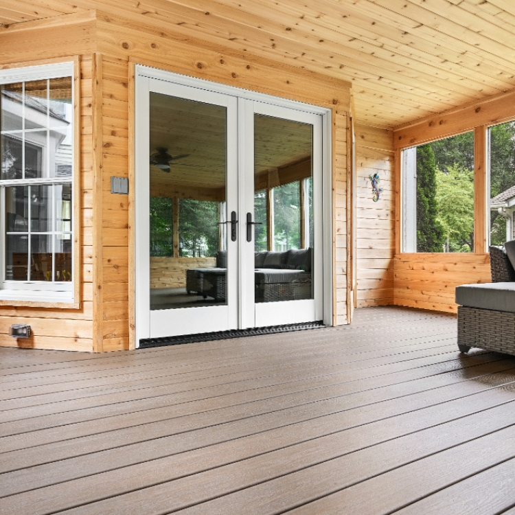 Custom Screened Porch for Family Living by J&J Construction