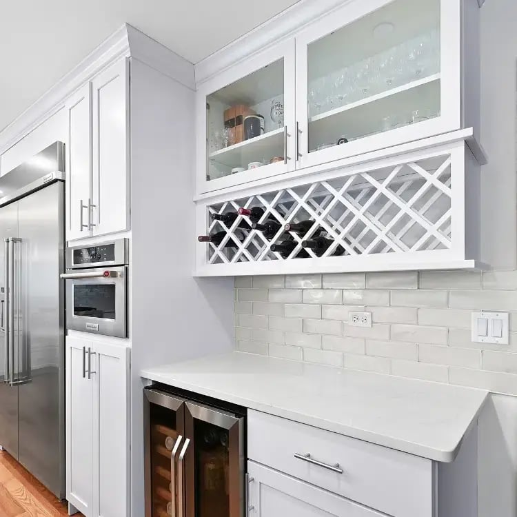 Eat-In Kitchen and Powder Room: Space Reimagined by J&J Construction
