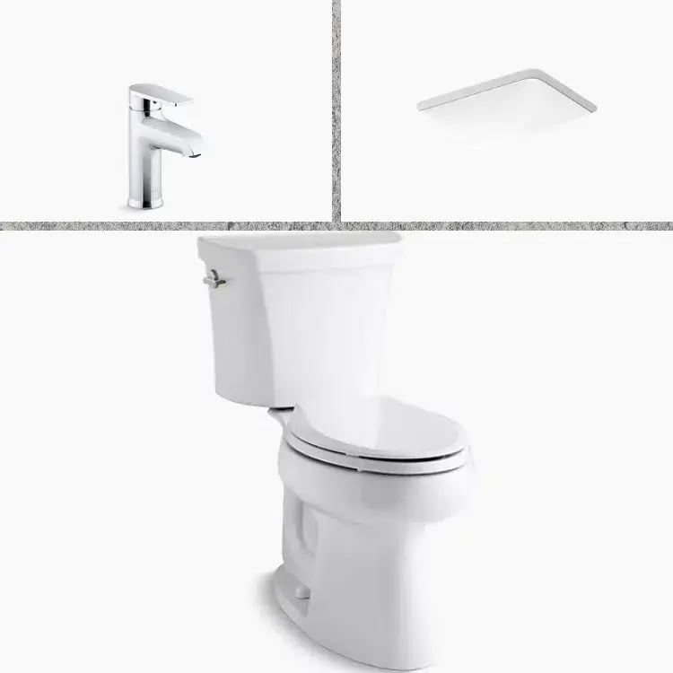 Eat-In Kitchen and Powder Room: Space Reimagined by J&J Construction