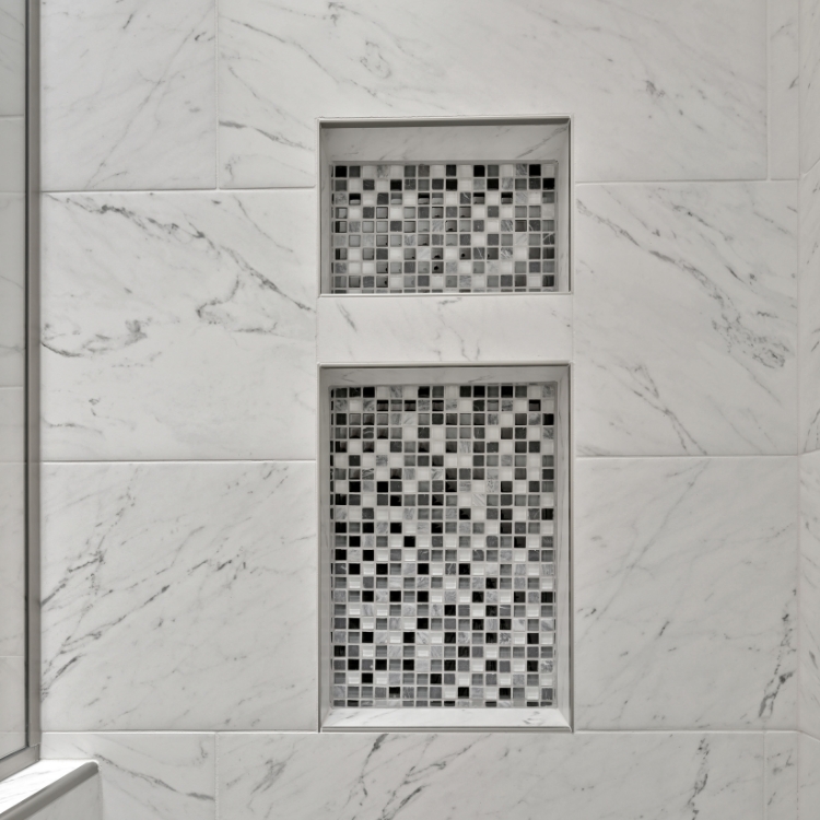 From Hall Bath to Mini Master by J&J Construction