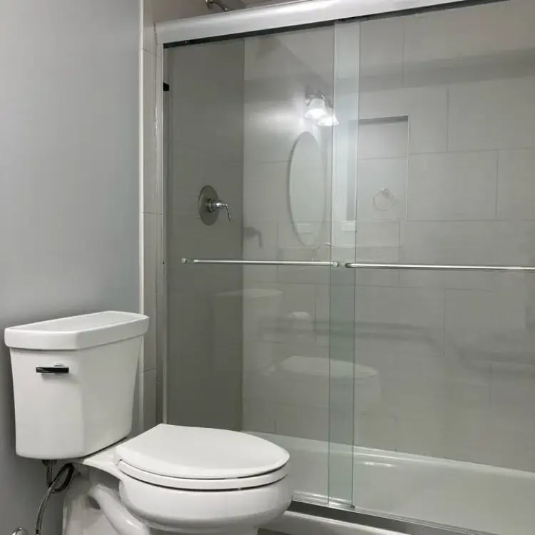 Full Basement Bathroom Addition by J&J Construction