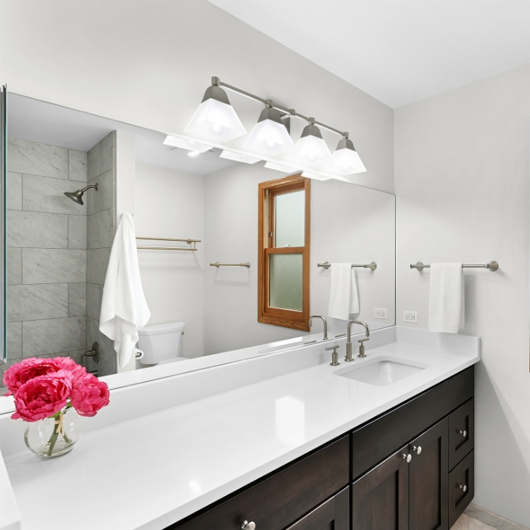 Hall Bath Beauty in Lisle by J&J Construction