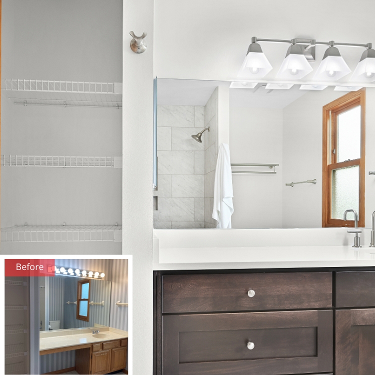 Hall Bath Beauty in Lisle by J&J Construction