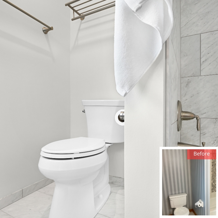 Hall Bath Beauty in Lisle by J&J Construction