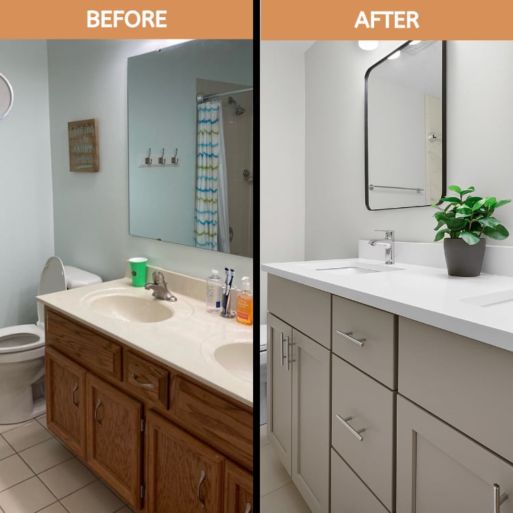 In Aurora - Stunning Changes For a Kitchen and Bathrooms