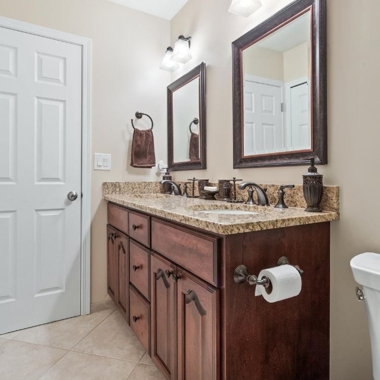 Lighting Up A St. Charles Hall Bath