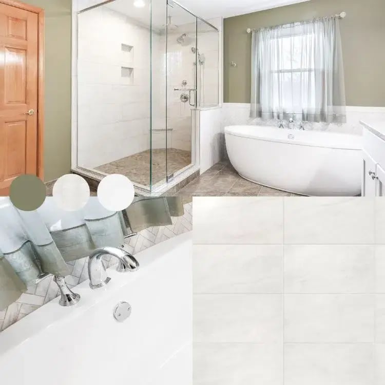 Moving into the light in this Aurora IL master bath project