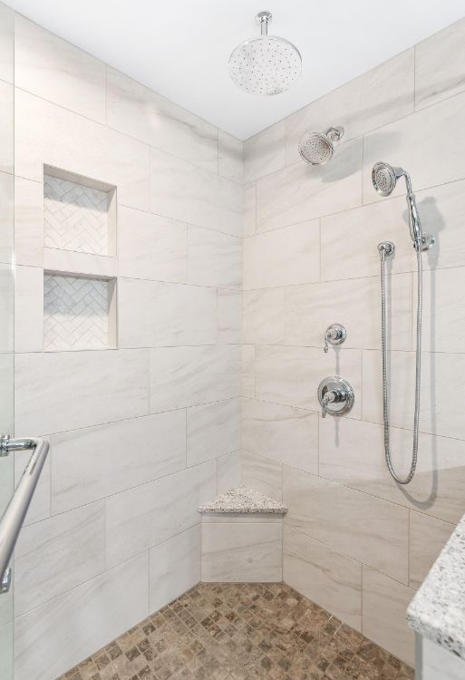 Moving into the light in this Aurora IL master bath project