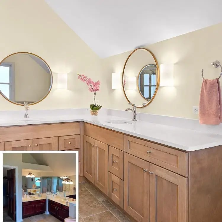 Primary Bathroom Glow-Up in Aurora by J&J Construction