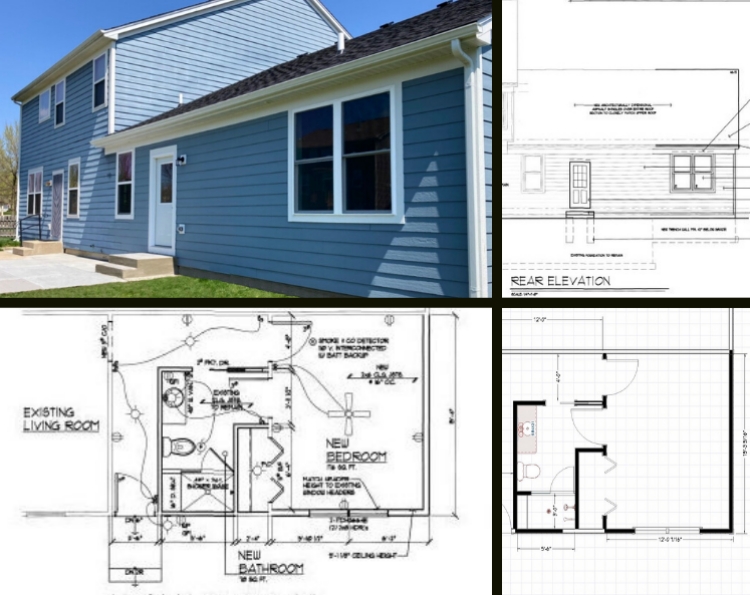 Stylish Aurora Room Addition With Accessibility Features by J&J Construction