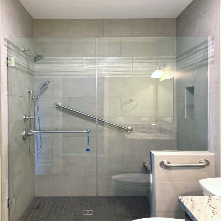 Stylish Aurora Room Addition With Accessibility Features by J&J Construction