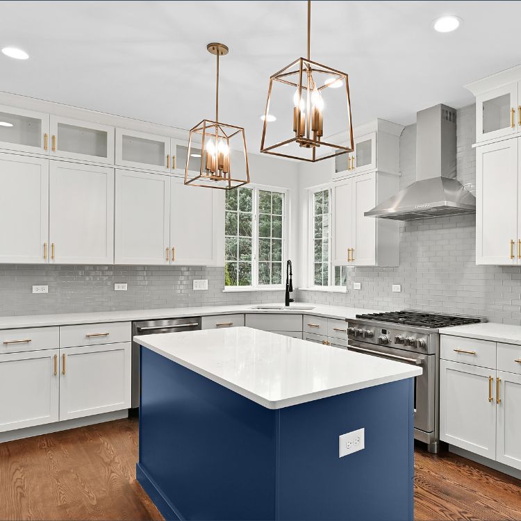 Ten Inspiring Navy Kitchen Ideas