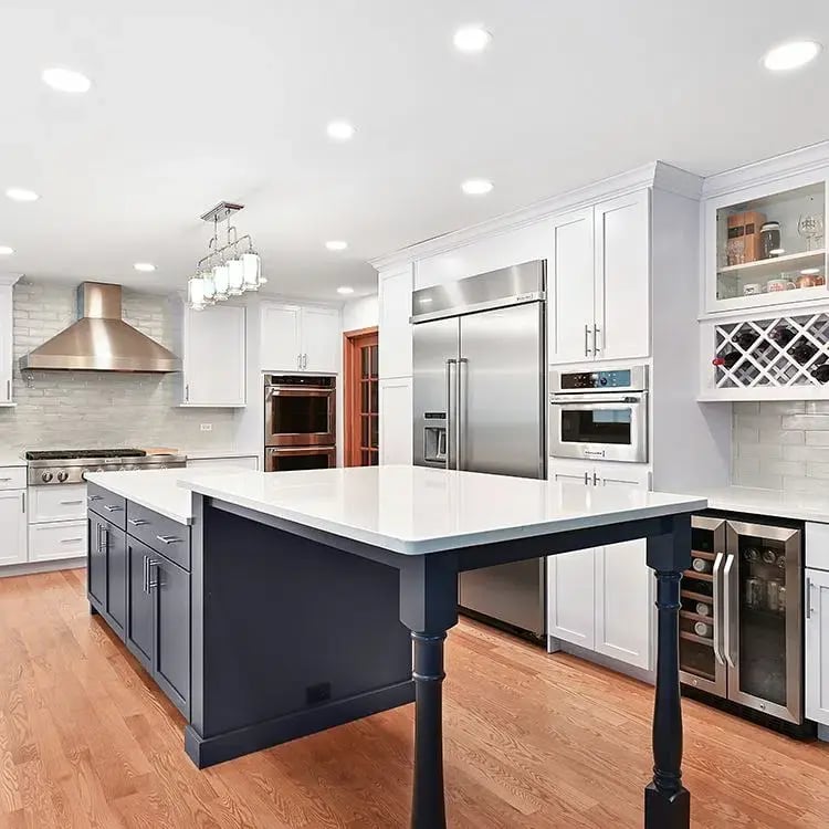 Ten Inspiring Navy Kitchen Ideas