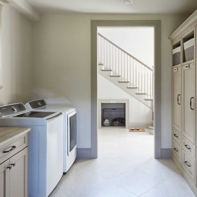 laundry room with pet station