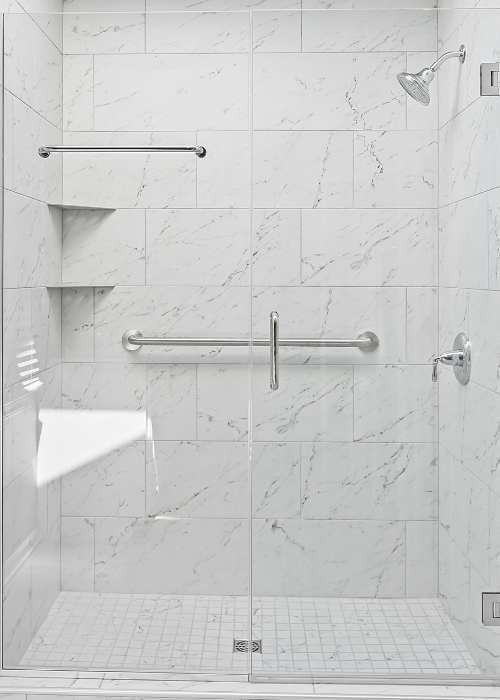Tub-To-Shower Conversion Grab Bar by J&J Construction of Illinois