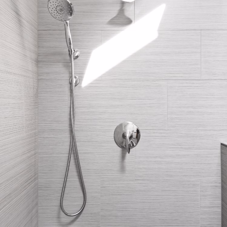 1/3 offset tile bathroom shower