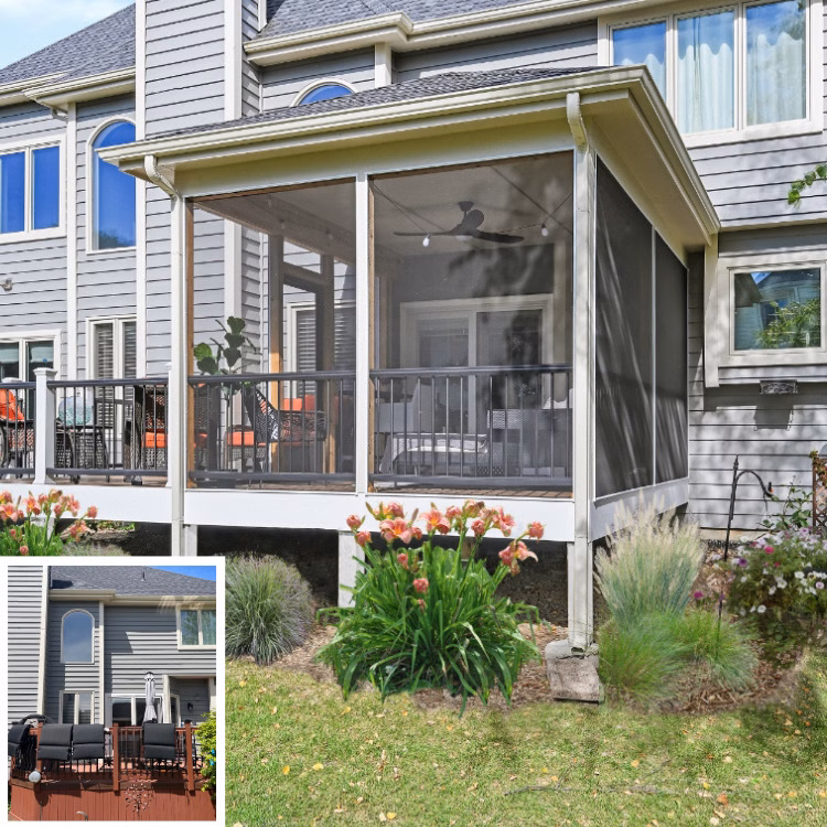 Transforming Outdoor Living: A Stunning Screened Porch Addition in Aurora