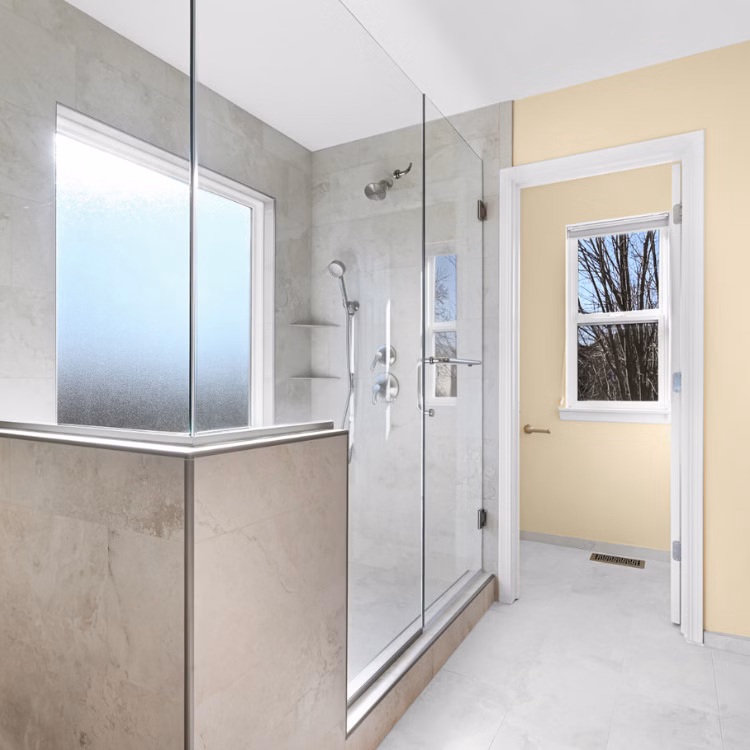 Bright & Modern Master Bathroom Remodel in Aurora