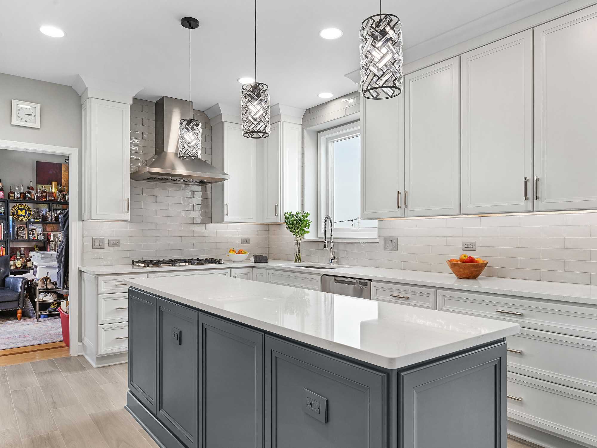 Modern Kitchen Remodel in Aurora, IL by J&J Construction of Illinois, Inc. project photo 8