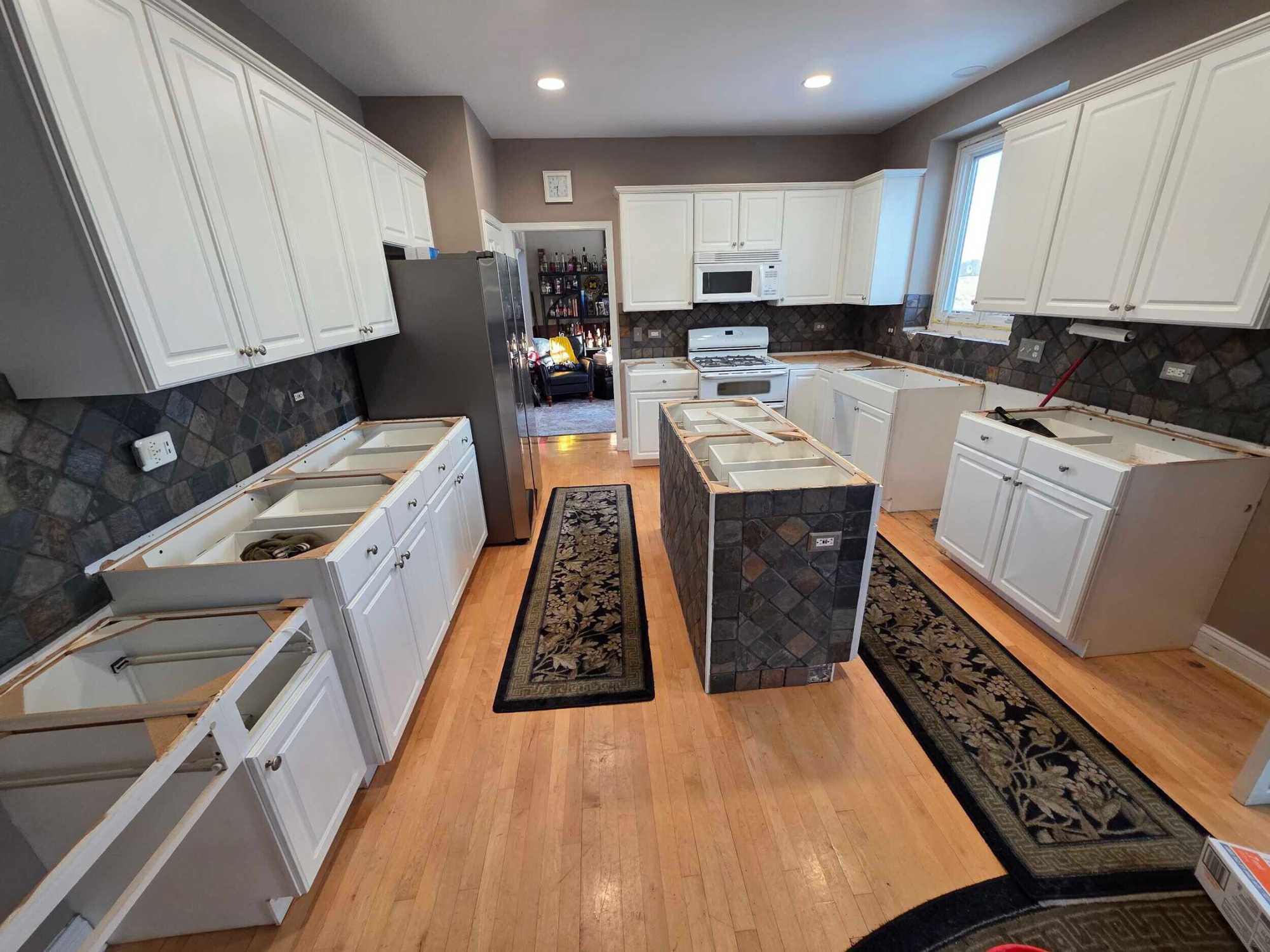 Modern Kitchen Remodel in Aurora, IL by J&J Construction of Illinois, Inc. project photo 9