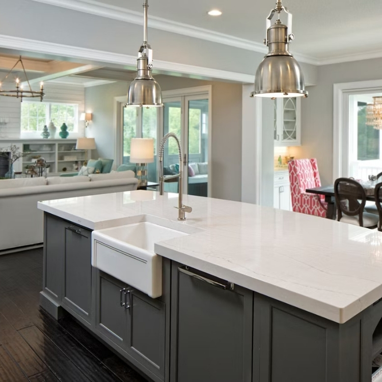 open floorplan kitchen