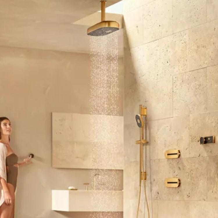 rain head shower head and body sprays in shower design