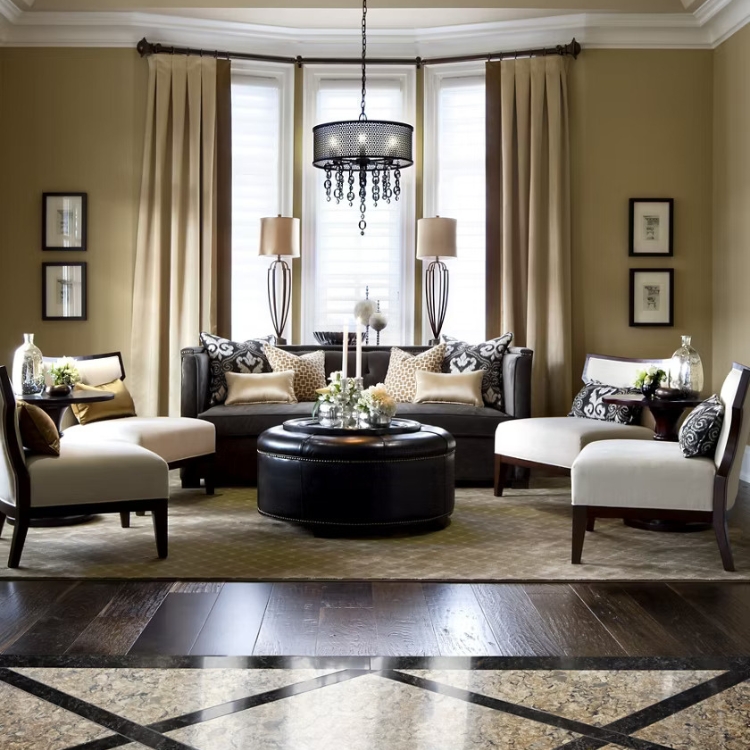 Earth tone living room