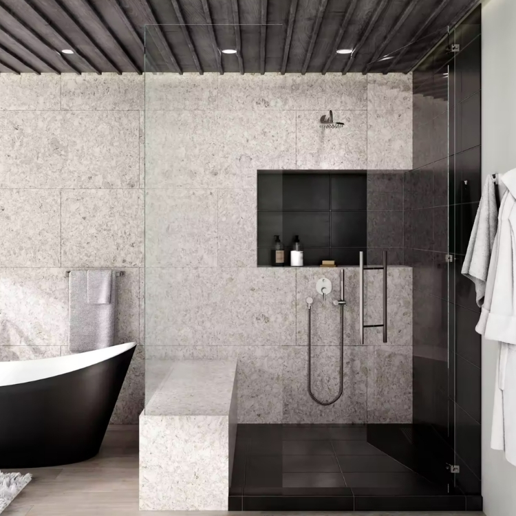 luxury shower design