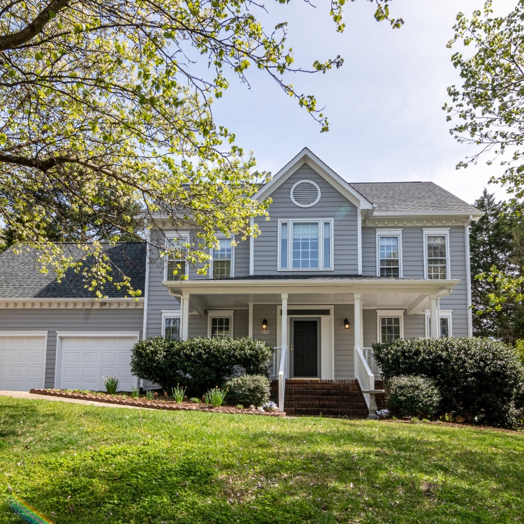 Two story home exterior