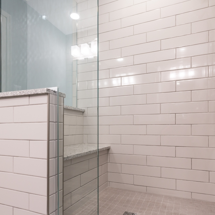 subway tile bathroom